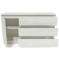 Тумба Евва Турин ТР-1D3S/YA-S (ясень снежный) - Превью изображения №2 — Интернет-магазин Time-Shop