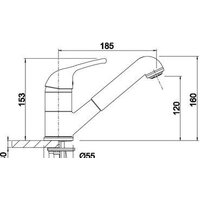 Смеситель Blanco Daras-S Silgranit (кофе) - Превью изображения №2 — Интернет-магазин Time-Shop