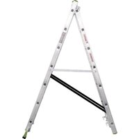 Лестница-стремянка Новая высота NV 222 алюминиевая двухсекционная 2x7 ступеней - Превью изображения №4 — Интернет-магазин Time-Shop