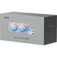 Система жидкостного охлаждения для процессора Ocypus Delta L24 WH ARGB - Превью изображения №7 — Интернет-магазин Time-Shop