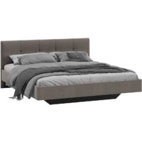 Трия Элис тип 1 с мягкой обивкой 180x200 (велюр мокко)