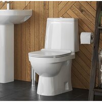Унитаз напольный Sanita Luxe Next Slim WC.CC/Next/2-SlimDM/WHT.G/S1 - Превью изображения №6 — Интернет-магазин Time-Shop
