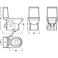Унитаз напольный Sanita Luxe Next Slim WC.CC/Next/2-SlimDM/WHT.G/S1 - Превью изображения №7 — Интернет-магазин Time-Shop