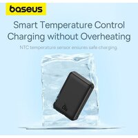 Внешний аккумулятор Baseus Magnetic Mini Air Wireless Fast Charge Power Bank 20W 10000mAh (черный) - Превью изображения №11 — Интернет-магазин Time-Shop