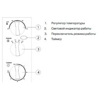 Мини-печь Mystery MOT-3323 - Превью изображения №4 — Интернет-магазин Time-Shop