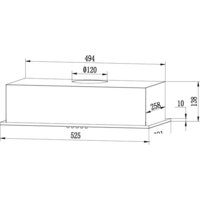 Кухонная вытяжка CENTEK CT-1850-52 (черный) - Превью изображения №2 — Интернет-магазин Time-Shop