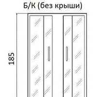 Душевой уголок River Morava XL 100/24 MT (без поддона) - Превью изображения №3 — Интернет-магазин Time-Shop