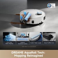 Робот-пылесос Dreame Aqua10 Roller (евровилка, черный) - Превью изображения №2 — Интернет-магазин Time-Shop