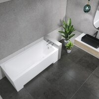 Ванна Lauter Bianca 140 21207140 (с ножками и сифоном 21Y11010 хром) - Превью изображения №8 — Интернет-магазин Time-Shop