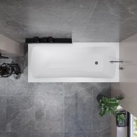 Ванна Lauter Bianca 140 21207140 (с ножками и сифоном 21Y11010 хром) - Превью изображения №13 — Интернет-магазин Time-Shop