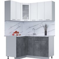 Интерлиния Мила 12x15 (белый платинум/бетон портленд/белый гранит)