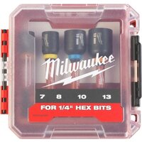 Набор головок слесарных Milwaukee 4932492445 4шт - Превью изображения №2 — Интернет-магазин Time-Shop