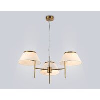 Подвесная люстра Ambrella LH72471/3 BS/WH (латунь/белый) - Превью изображения №3 — Интернет-магазин Time-Shop