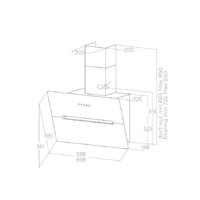 Кухонная вытяжка Elica Wise BL/A/90 - Превью изображения №3 — Интернет-магазин Time-Shop