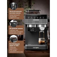 Рожковая кофеварка KaringBee CM5520 (черный) - Превью изображения №2 — Интернет-магазин Time-Shop