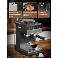 Рожковая кофеварка KaringBee CM5520 (черный) - Превью изображения №3 — Интернет-магазин Time-Shop