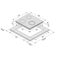 Варочная панель Krona Laurel 45 BL - Превью изображения №8 — Интернет-магазин Time-Shop