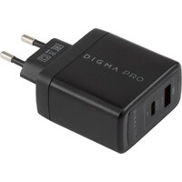 Сетевое зарядное Digma DPW6A (черный) - Превью изображения №3 — Интернет-магазин Time-Shop