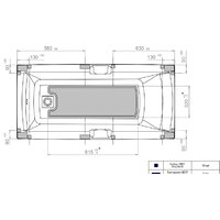 Ванна Triton Алекса 150x75 (с ножками) - Превью изображения №6 — Интернет-магазин Time-Shop