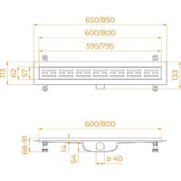 Трап/канал RGW Drain Leo-10 60211060-01 - Превью изображения №6 — Интернет-магазин Time-Shop