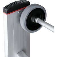 Лестница Новая высота NV 525 трёхсекционная с тросовой тягой 3x12 ступеней - Превью изображения №8 — Интернет-магазин Time-Shop