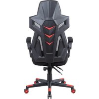 Игровое (геймерское) кресло Оклик 111G (черный/красный с подголовником/черный) - Превью изображения №11 — Интернет-магазин Time-Shop