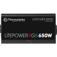 Блок питания Thermaltake Litepower RGB 650W LTP-650AL2NK - Превью изображения №5 — Интернет-магазин Time-Shop