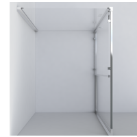 Душевой уголок Vincea Garda VSR-1G8014CLB (черный/прозрачное) - Превью изображения №4 — Интернет-магазин Time-Shop