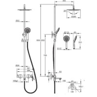 Душевая система  Cersanit Moduo 64088 - Превью изображения №10 — Интернет-магазин Time-Shop