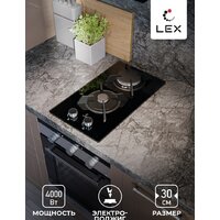 Варочная панель LEX GVG 323A BBL - Превью изображения №2 — Интернет-магазин Time-Shop