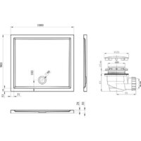 Душевой поддон Lavinia Boho One 3701610S 100х90 - Превью изображения №8 — Интернет-магазин Time-Shop