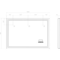  Vigo Зеркало Geometry Media voice 1000 - Превью изображения №14 — Интернет-магазин Time-Shop