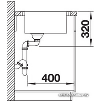 Кухонная мойка Blanco Andano XL 6 S-IF Compact (правая, с клапаном автоматом) - Превью изображения №3 — Интернет-магазин Time-Shop