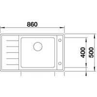 Кухонная мойка Blanco Andano XL 6 S-IF Compact (правая, с клапаном автоматом) - Превью изображения №4 — Интернет-магазин Time-Shop