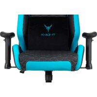Игровое (геймерское) кресло Knight Neon (черный/голубой) - Превью изображения №10 — Интернет-магазин Time-Shop
