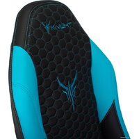 Игровое (геймерское) кресло Knight Neon (черный/голубой) - Превью изображения №15 — Интернет-магазин Time-Shop