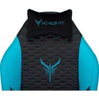 Игровое (геймерское) кресло Knight Neon (черный/голубой) - Превью изображения №11 — Интернет-магазин Time-Shop