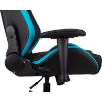 Игровое (геймерское) кресло Knight Neon (черный/голубой) - Превью изображения №13 — Интернет-магазин Time-Shop