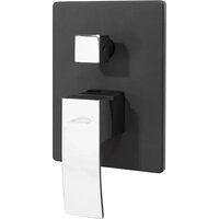 Душевая система  Hansberge H6077 (черный хром) - Превью изображения №3 — Интернет-магазин Time-Shop