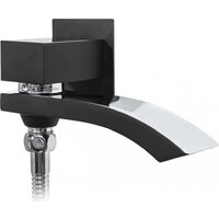 Душевая система  Hansberge H6077 (черный хром) - Превью изображения №6 — Интернет-магазин Time-Shop