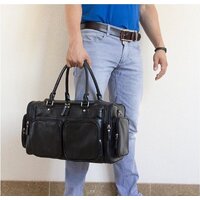 Дорожная сумка Carlo Gattini Classico Bufaloro 4012-01 (черный) - Превью изображения №5 — Интернет-магазин Time-Shop