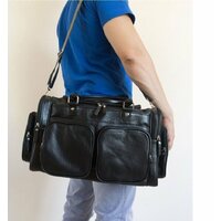 Дорожная сумка Carlo Gattini Classico Bufaloro 4012-01 (черный) - Превью изображения №3 — Интернет-магазин Time-Shop