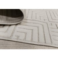 Ковер для жилой комнаты Radjab Carpet Сканди Сизаль Прямоугольник 10658A 12284RK (3x4, Krem/Krem) - Превью изображения №6 — Интернет-магазин Time-Shop