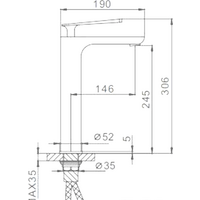 Смеситель FRAP H52 F1052-56 - Превью изображения №3 — Интернет-магазин Time-Shop