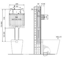 Инсталляция для унитаза OLI OLI74 Plus [601601] - Превью изображения №3 — Интернет-магазин Time-Shop