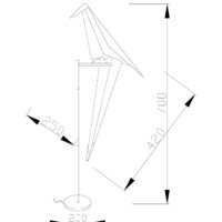 Настольная лампа Moderli Birds V3074-1TL - Превью изображения №3 — Интернет-магазин Time-Shop