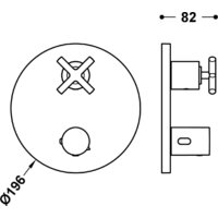 Смеситель без скрытого механизма Tres Montblanc 28325001 - Превью изображения №2 — Интернет-магазин Time-Shop