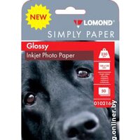 Lomond односторонняя эконом глянцевая 10x15 230 г/м2 50л