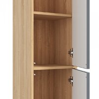  Onika Шкаф-полупенал Дайлер 35 403569 (графит/дуб сонома) - Превью изображения №4 — Интернет-магазин Time-Shop