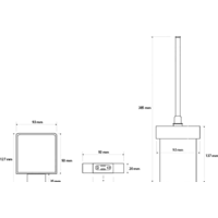 Ершик для унитаза Bemeta Via 135013012 - Превью изображения №2 — Интернет-магазин Time-Shop
